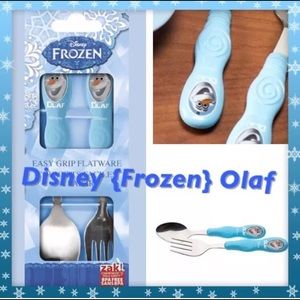 Disney Spoon & Fork Set ‘Olaf’ Brand New